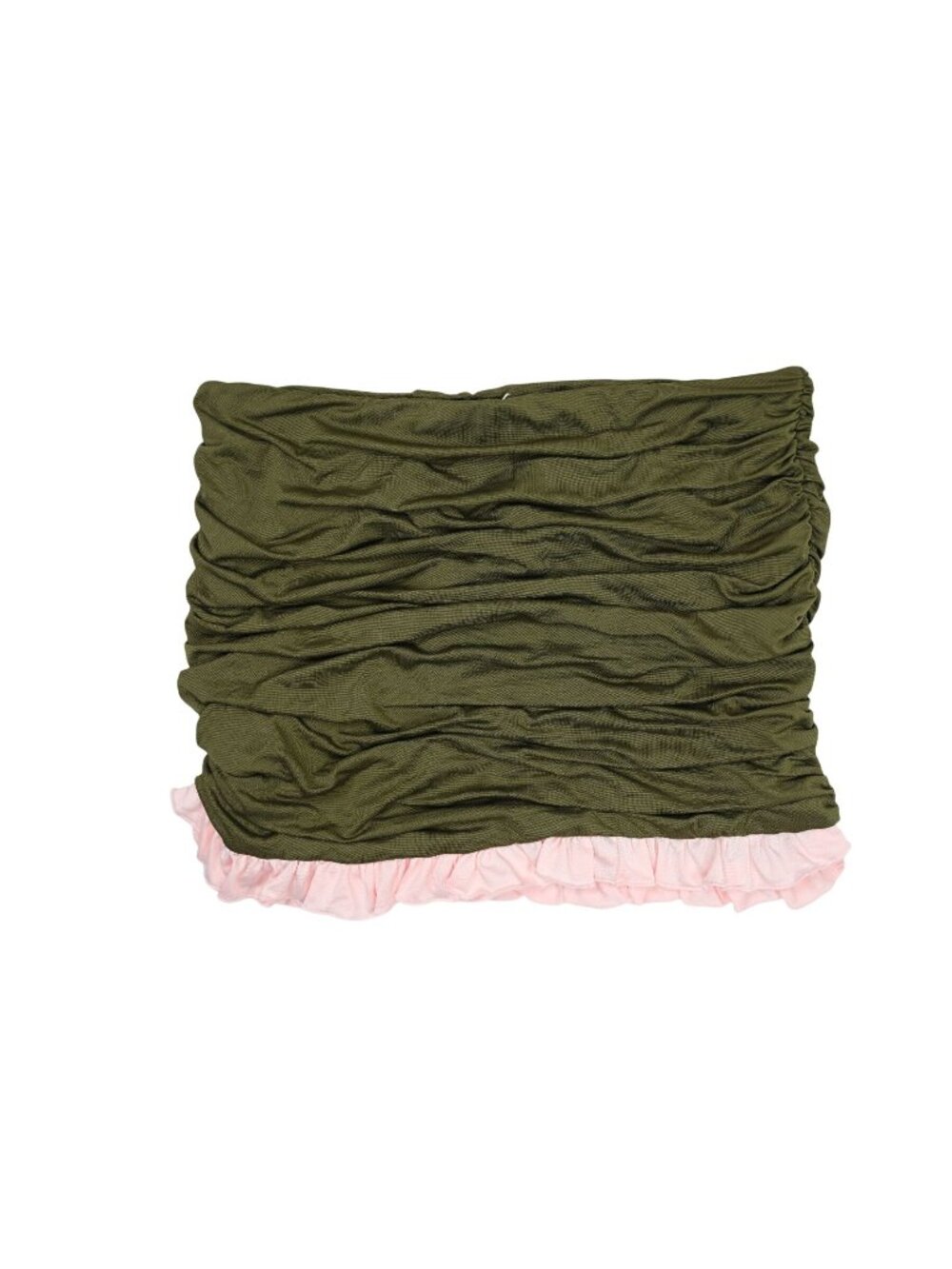 Verconiik Mini Skirt in Green Pink